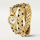 Cartier Panthére De Cartier Yellow Gold 23 MM - Yellow Gold Bracelet - Yellow Gold Diamond Bezel - Golden Dial - HPI01382