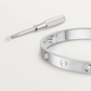 Cartier Love Bracelet Four Diamonds - White Gold Small Model - B6070117