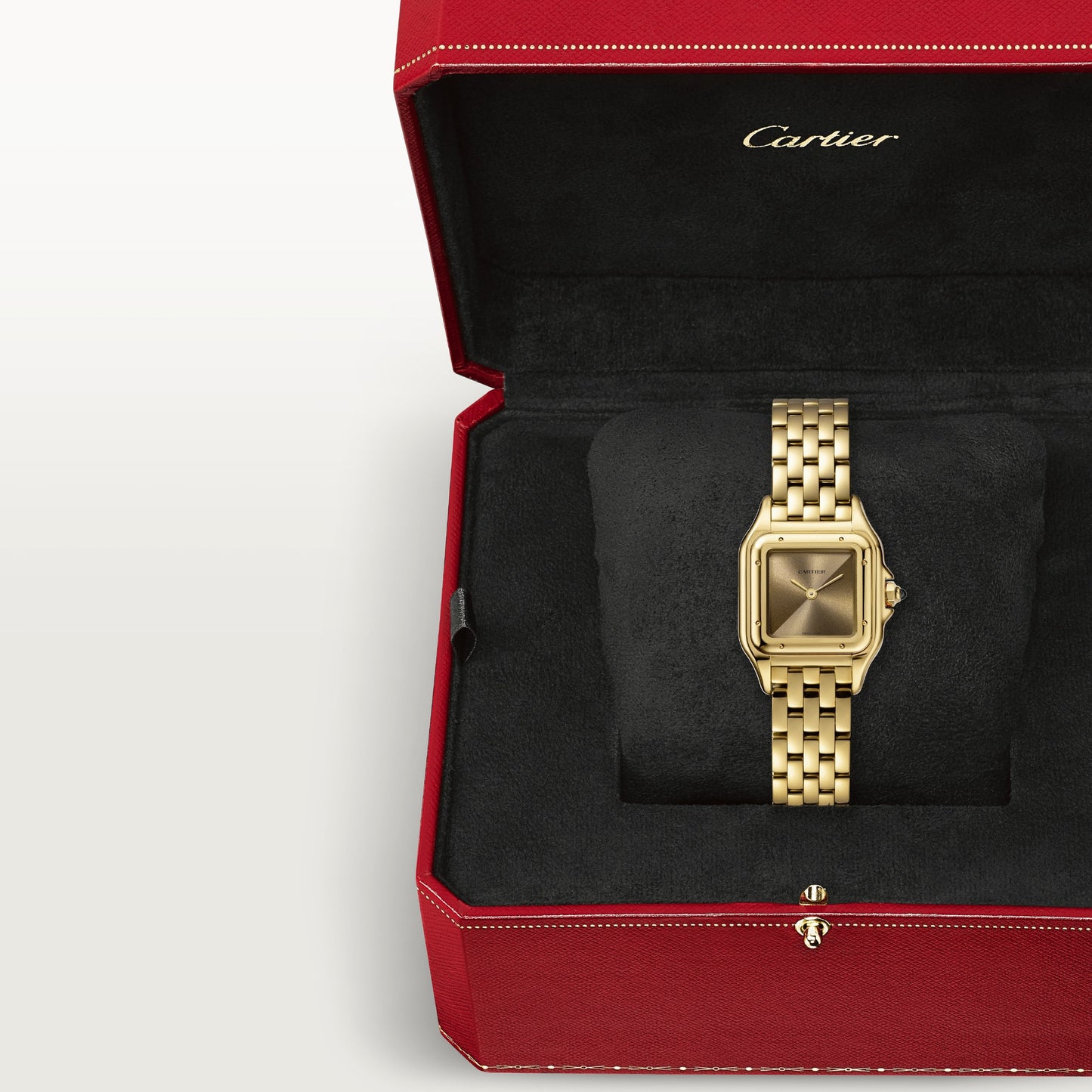 Cartier Panthére De Cartier Yellow Gold (Small Model) 22 MM - Yellow Gold Bracelet - Yellow Gold Bezel - Golden Dial - WGPN0031