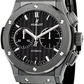 Hublot Classic Fusion Ceramic 45 MM - Black Rubber Strap - Black Dial - 521.CM.1771.RX