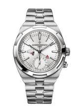 Vacheron Constantin Overseas Dual Time Stainless Steel 41MM - Stainless Steel Bracelet - Silver Dial - 7900V/110A-B333