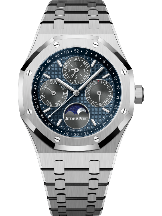 Audemars Piguet - Royal Oak - Perpetual Calendar and Moonphase - 41 MM - Titanium - 26574TI.OO.1220TI.01nyc watcher nyc watches