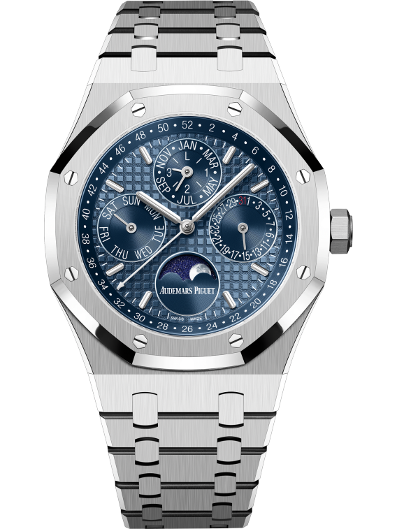 Audemars Piguet - Royal Oak - Perpetual Calendar and Moonphase - 41 MM - Steel - 26574ST.OO.1220ST.03  nyc watcher nyc watches