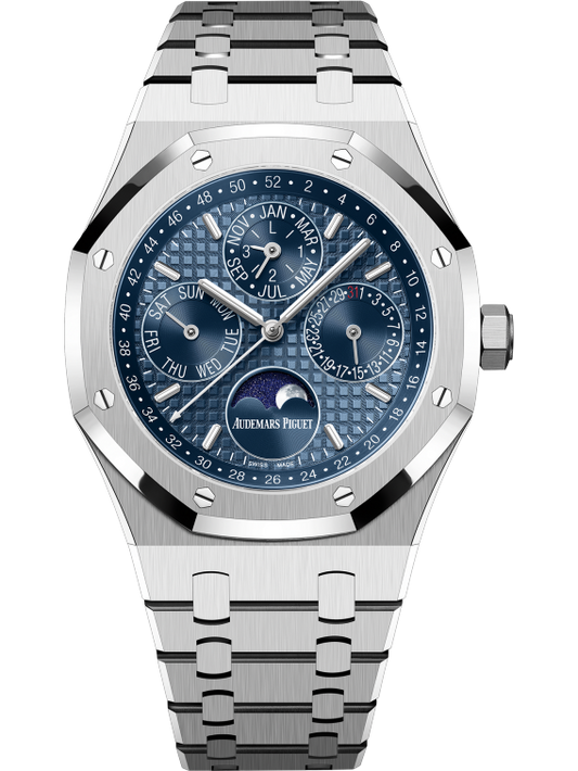 Audemars Piguet - Royal Oak - Perpetual Calendar and Moonphase - 41 MM - Steel - 26574ST.OO.1220ST.03  nyc watcher nyc watches