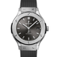 Hublot Classic Fusion Racing Grey Titanium 38 MM - Grey Rubber Strap - Grey Dial - 565.NX.7071.RX