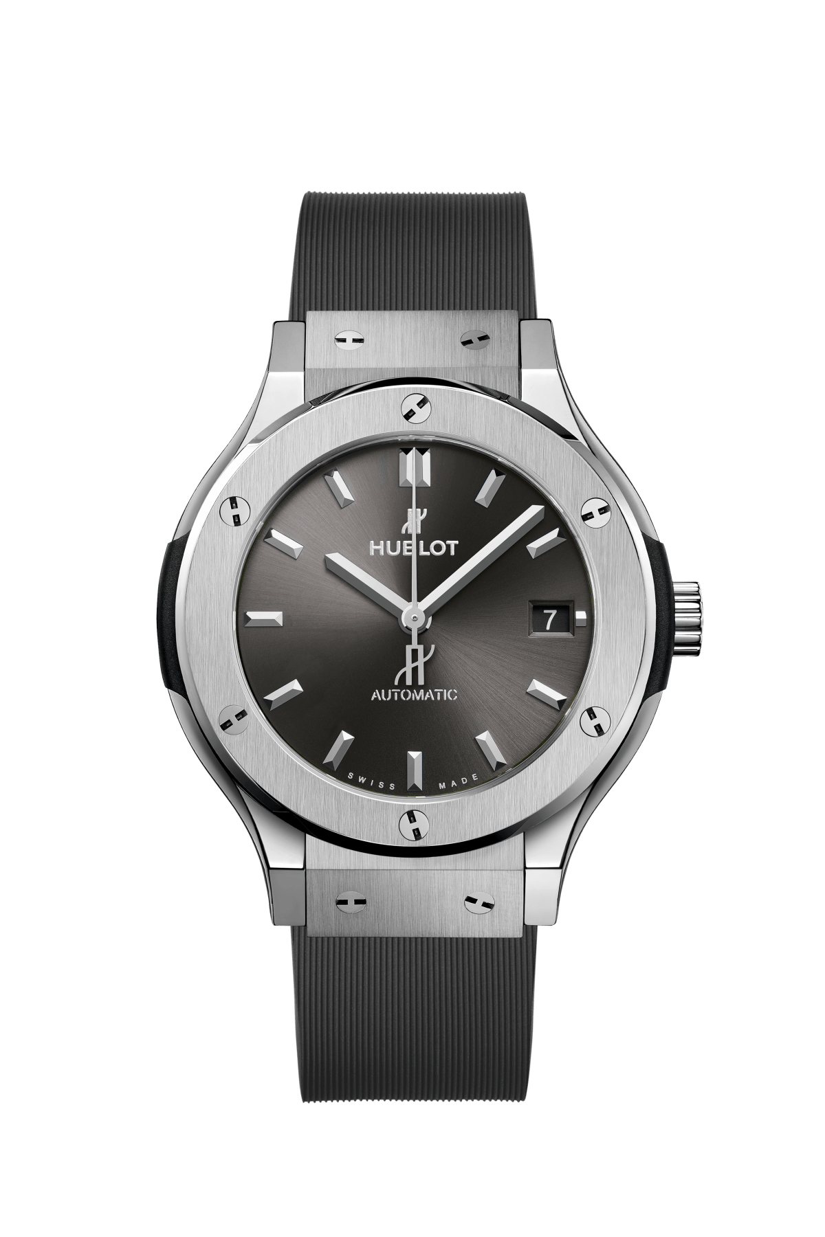 Hublot Classic Fusion Racing Grey Titanium 38 MM - Grey Rubber Strap - Grey Dial - 565.NX.7071.RX