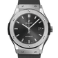 Hublot Classic Fusion Racing Grey Titanium 45 MM - Grey Rubber Strap - Grey Dial - 511.NX.7071.RX