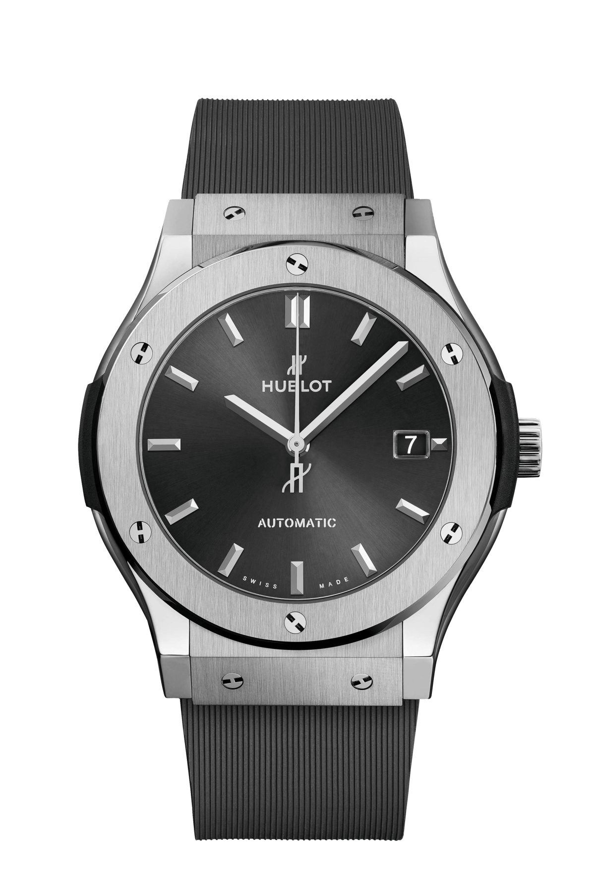 Hublot Classic Fusion Racing Grey Titanium 45 MM - Grey Rubber Strap - Grey Dial - 511.NX.7071.RX