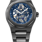 Girard-Perregaux Laureato Black Ceramic 42 MM - Black Ceramic Bracelet - Skeleton Dial - 81015-32-432-32A
