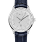 Piaget Polo - White Gold Diamond 42 MM - Blue Leather Strap - Diamond Dial - White Gold Diamond Bezel - G0A45024
