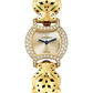 Cartier Panthére De Cartier Yellow Gold (Small Model) 22 MM - Yellow Gold Bracelet - Yellow Gold Diamond Bezel - Golden Dial - HPI01441