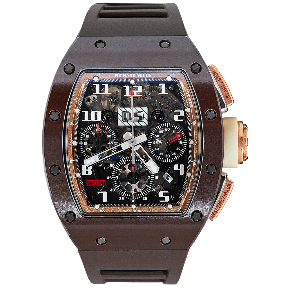 Richard Mille - Ceramic and Rose Gold - RM 011 RG CR nyc watcher nyc watches