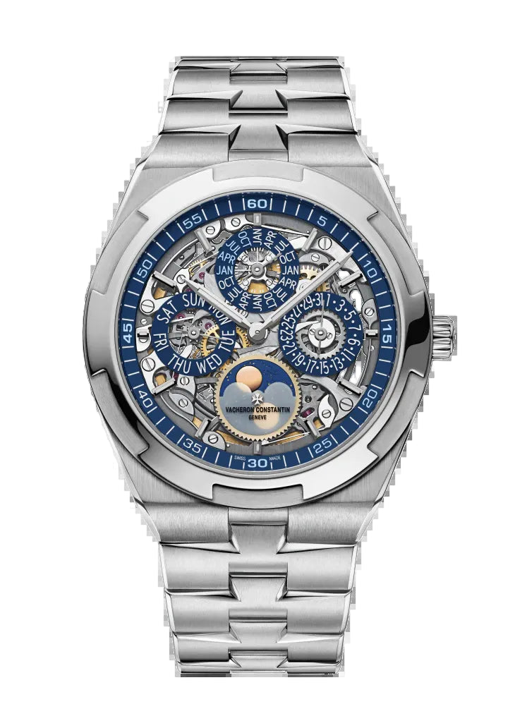 Vacheron Constantin Overseas Perpetual White Gold 41.5 mm - White Gold- Skeleton Dial - 4300V/120G-B946