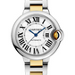 Cartier Ballon Bleu Stainless Steel 33 MM - Stainless Steel & Yellow Gold Bracelet - White Dial - W2BB0029