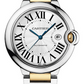 Cartier Ballon Bleu Stainless Steel 42 MM - Stainless Steel & Yellow Gold Bracelet - White Dial - W2BB0031