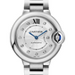 Cartier Ballon Bleu Stainless Steel 33 MM - Stainless Steel Bracelet - White Diamond Dial - W4BB0021