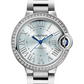 Cartier Ballon Bleu Stainless Steel 33 MM - Stainless Steel Bracelet - Blued-Steel Dial - W4BB0028