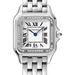 Cartier Panthére De Cartier Stainless Steel (Medium Model) 27 MM - Stainless Steel Bracelet - Stainless Steel Bezel - White Dial - W4PN0008