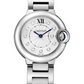 Cartier Ballon Bleu Stainless Steel 28 MM - Stainless Steel Bracelet - White Diamond Dial - WE902073