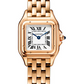 Cartier Panthére De Cartier Rose Gold (Small Model) 23 MM - Rose Gold Bracelet - Rose Gold Bezel - White Dial - WGPN0006