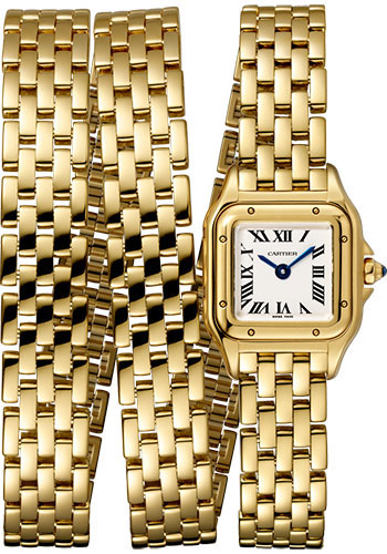 Cartier Panthére De Cartier Yellow Gold (Mini Model) 20 MM - Yellow Gold Bracelet - Yellow Gold Bezel - White Dial - WGPN0012Cartier Panthére De Cartier Yellow Gold (Mini Model) 20 MM - Yellow Gold Bracelet - Yellow Gold Bezel - White Dial - WGPN0012