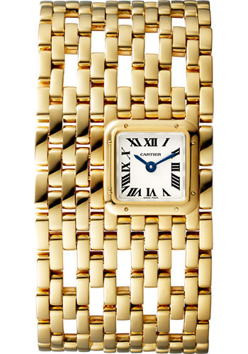 Cartier Panthére De Cartier Yellow Gold 22 MM - Yellow Gold Bracelet - Yellow Gold Bezel - White Dial - WGPN0018