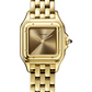 Cartier Panthére De Cartier Yellow Gold (Small Model) 22 MM - Yellow Gold Bracelet - Yellow Gold Bezel - Golden Dial - WGPN0031