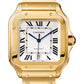 Cartier Santos de Cartier Yellow Gold 39.8 MM (Large Model) - Yellow Gold Bracelet - White Dial - WGSA0029