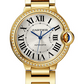 Cartier Ballon Bleu Yellow Gold 36 MM - Yellow Gold Bracelet - White Dial - WJBB0070