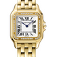 Cartier Panthére De Cartier Yellow Gold (Medium Model) 27 MM - Yellow Gold Bracelet - Diamond Bezel - White Dial - WJPN0016