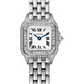 Cartier Panthére De Cartier White Gold Diamond (Mini Model) 25 MM - White Gold Bracelet - Diamond Bezel - White Dial - WJPN0019