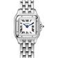 Cartier Panthére De Cartier Stainless Steel 25 MM - Stainless Steel Bracelet - Stainless Steel Bezel -  White Dial - WSPN0019