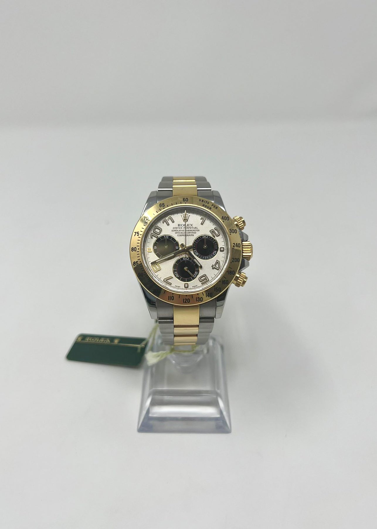 Rolex Yellow Gold And Stainless Steel Daytona Watch - 40 MM - Yellow Gold And Stainless Steel Bracelet - White Dial - 116523