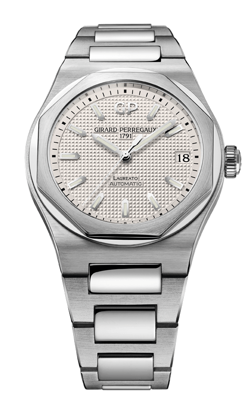 Girard-Perregaux Laureato Stainless Steel 42 MM - Stainless Steel Bracelet - Black Dial - 81010-11-635-11A