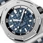 Audemars Piguet Royal Oak Offshore Stainless Steel Diver 42 MM - Blue Rubber Strap - Blue Dial - 15720ST.OO.A027CA.01