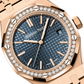 Audemars Piguet Royal Oak Pink Gold Selfwinding 37 MM - Pink Gold Bracelet - Bleu Nuit Dial - 15551OR.ZZ.1356OR.02