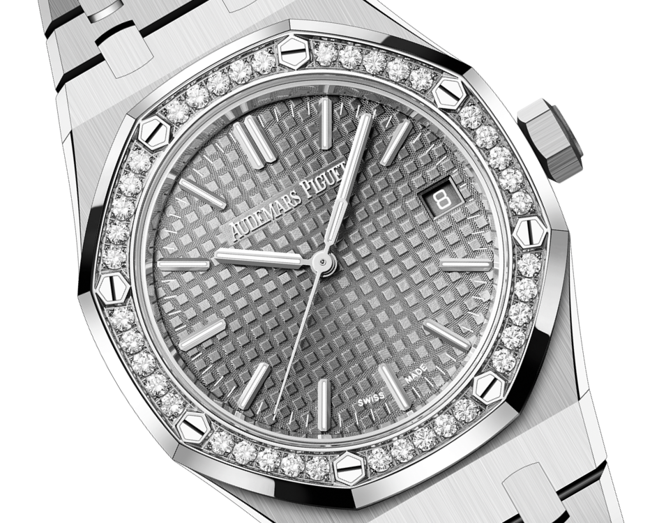 Audemars Piguet Royal Oak Stainless Steel Selfwinding 37 MM - Stainless Steel Bracelet - Grey Dial - 15551ST.ZZ.1356ST.03