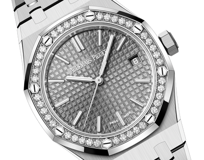 Audemars Piguet Royal Oak Stainless Steel Selfwinding 37 MM - 50th Anniversary Edition - Stainless Steel Bracelet - Grey Dial -  15551ST.ZZ.1356ST.03