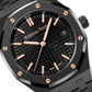 Audemars Piguet Royal Oak Black Ceramic Selfwinding 34 MM - Black Ceramic Bracelet - Black Dial - 77350CE.OO.1266CE.01.A
