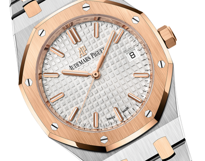 Audemars Piguet Royal Oak Stainless Steel Selfwinding 34 MM - Stainless steel Bracelet - Silver Dial - 77350SR.OO.1261SR.01
