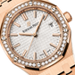 Audemars Piguet Royal Oak Pink Gold Selfwinding 34 MM - Pink Gold Bracelet - Silver Dial - 77351OR.ZZ.1261OR.01