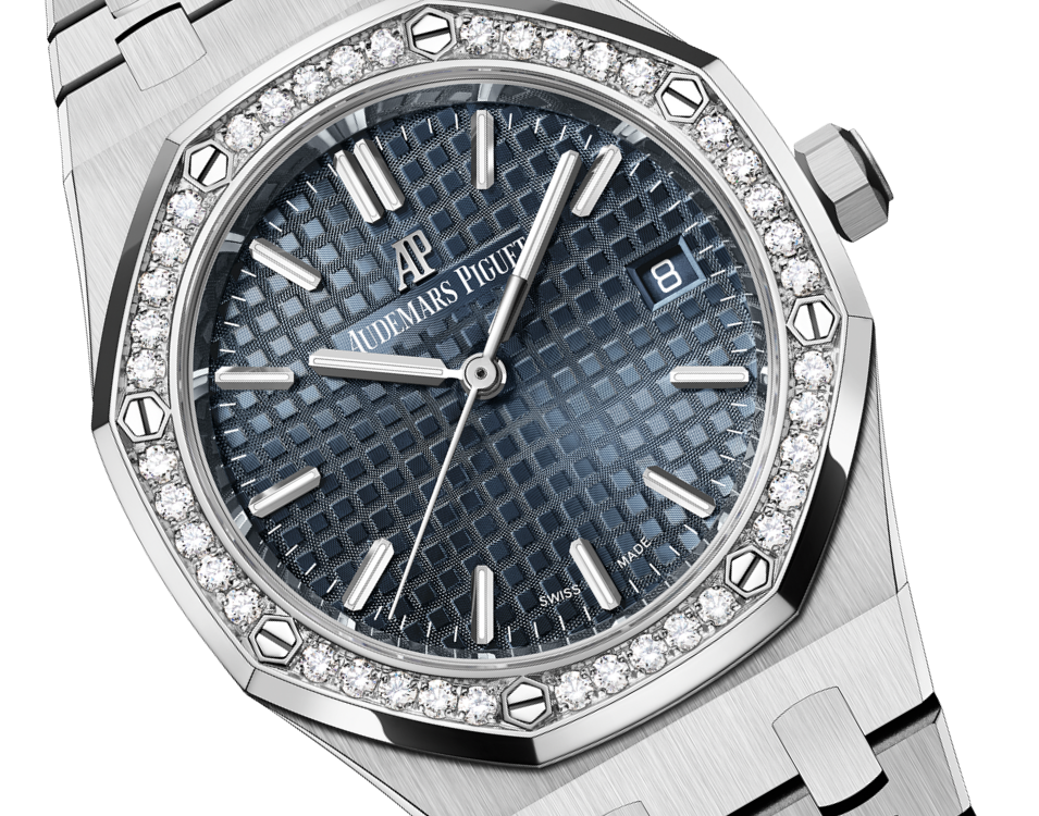 Audemars Piguet Royal Oak Stainless Steel Selfwinding 34 MM - Stainless Steel Bracelet - Blue-Grey Dial - 77351ST.ZZ.1261ST.01