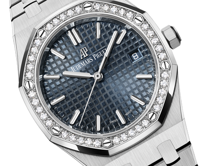 Audemars Piguet Royal Oak Stainless Steel Selfwinding 34 MM - Stainless Steel Bracelet - Blue-Grey Dial - 77351ST.ZZ.1261ST.01