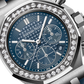 Audemars Piguet Royal Oak Offshore Stainless Steel Selfwinding Chronograph 37 MM - Blue Rubber Strap - Blue Dial - 26231ST.ZZ.D027CA.01