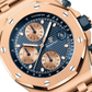 Audemars Piguet Royal Oak Offshore Pink Gold Selfwinding Chronograph 42 MM - Pink Gold Bracelet - Blue Dial - 26238OR.OO.2000OR.01