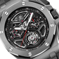 Audemars Piguet Royal Oak Offshore Titanium Flying Tourbillon Chronograph 43 MM - Black Rubber Strap - Openworked Dial - 26622TI.GG.D002CA.01