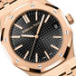 Audemars Piguet Royal Oak Pink Gold Selfwinding 41 MM - Pink Gold Bracelet - Black Dial - 15510OR.OO.1320OR.02