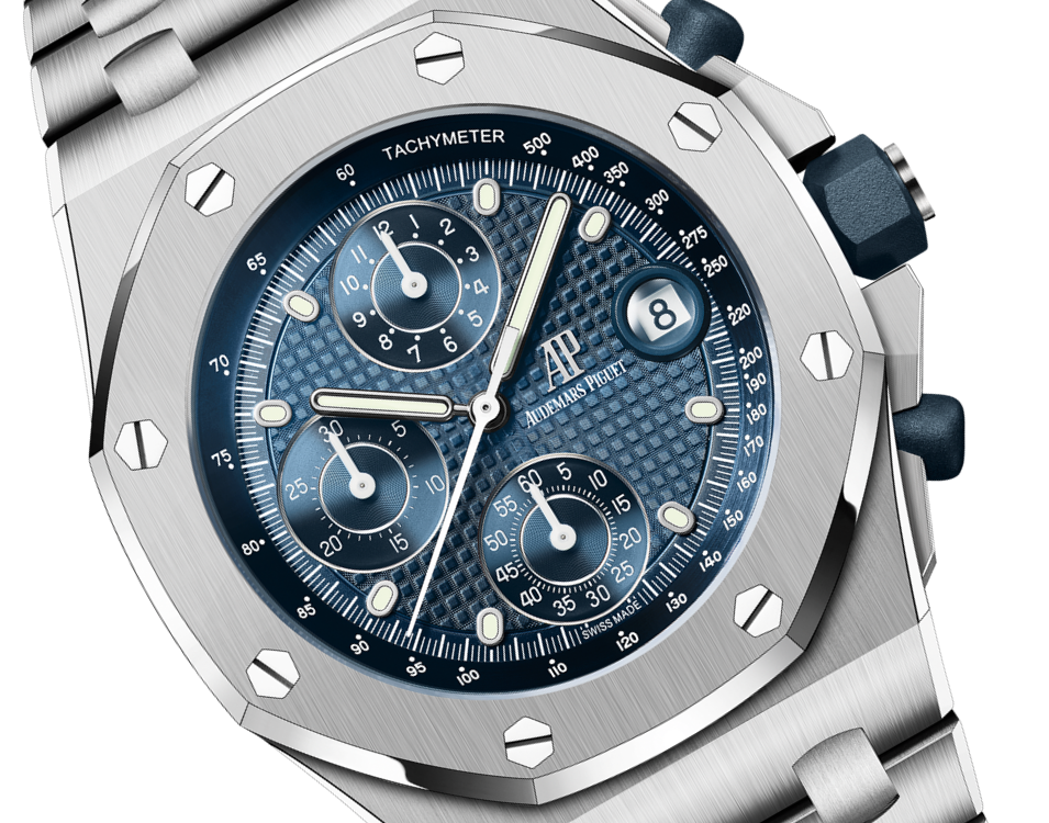 Audemars Piguet Royal Oak Offshore Stainless Steel Selfwinding Chronograph 42 MM - Stainless steel Bracelet - Blue Dial - 26238ST.OO.2000ST.01