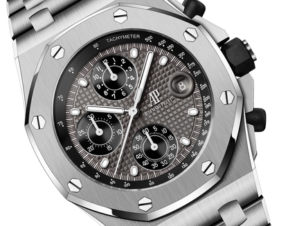 Audemars Piguet Royal Oak Offshore Titanium Selfwinding Chronograph 42 MM - Titanium Bracelet - Grey Dial - 26238TI.OO.2000TI.01
