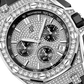 Audemars Piguet Royal Oak Offshore White Gold Diamond Selfwinding Chronograph 43 MM - Black Rubber Strap - White Gold Diamond Dial - 26423BC.ZZ.D002CA.01